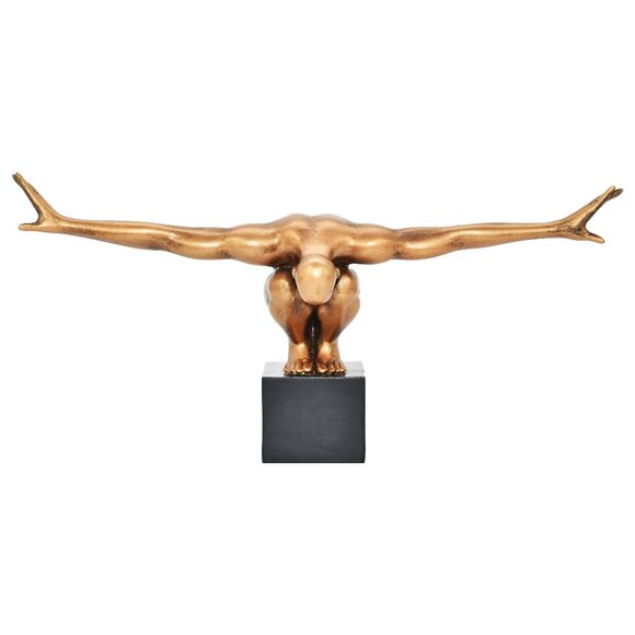 Adam & Friends Home Decor Take-A-Bow Man Sculpture | 1-Piece | Bronze - Picture 1 of 6